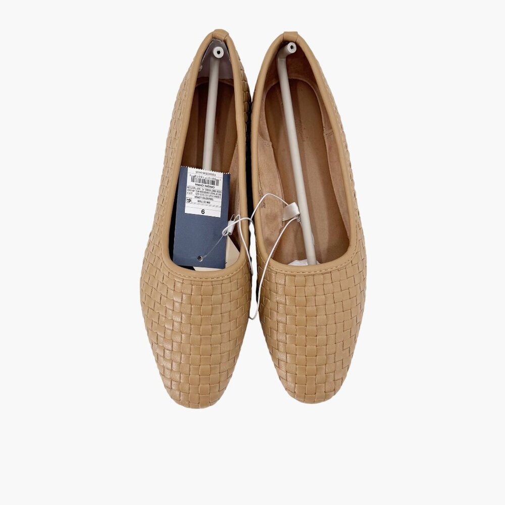 NEW Universal Thread Women's Lorna Woven Ballet Flats - Tan - Size 9 - Picture 6 of 8